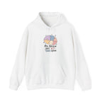My Brain Has 47 Tabs Open Hoodie - White - Flat Lay