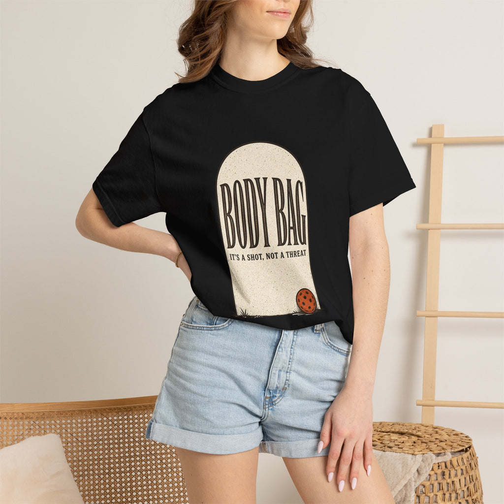BODY BAG It's a Shot, Not a Threat T-Shirt