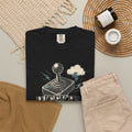 Weekend Forecast 100% Gaming T-shirt - Black - Flat Lay