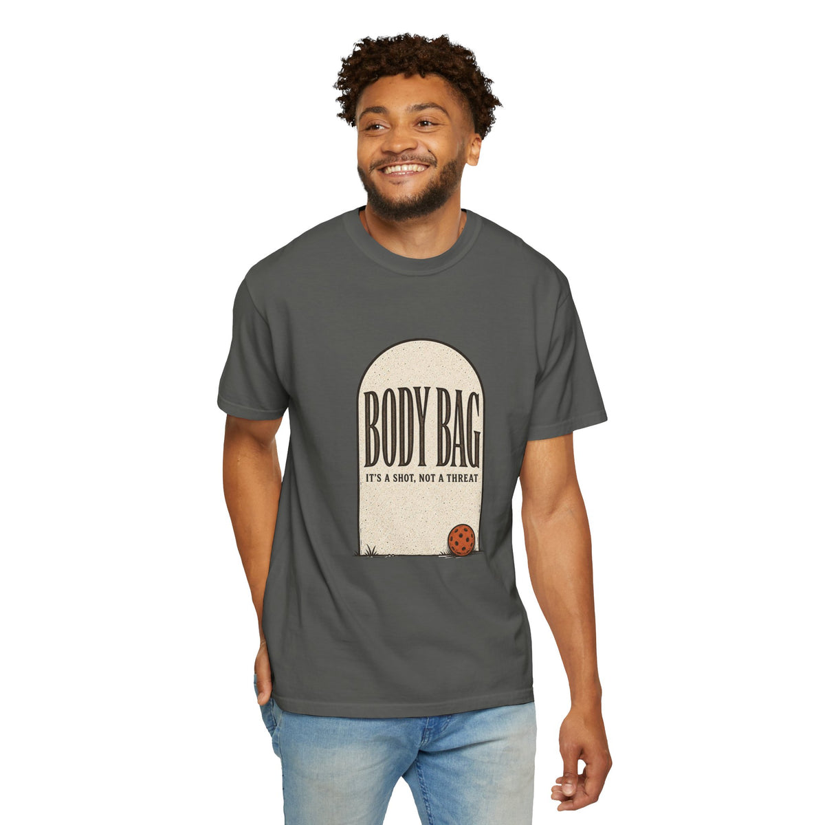 BODY BAG It's a Shot, Not a Threat T-Shirt