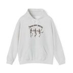 Dead But Social Hoodie - Ash - flat lay1