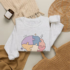 My Brain Has 47 Tabs Open Sweatshirt - Ash - Flat Lay