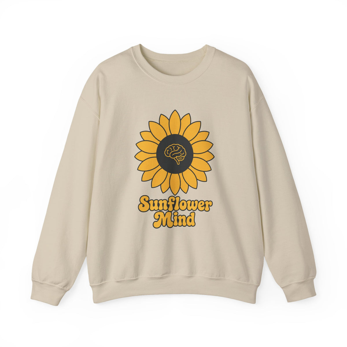 Sunflower Mind Sweatshirt - Sand - Front