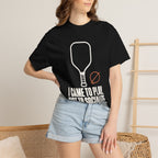 I Came to Play. Not to Socialize. T-Shirt - Black - On Model Close-Up