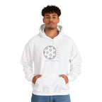 Danger's Gonna Bang Hoodie - White - On Model Male