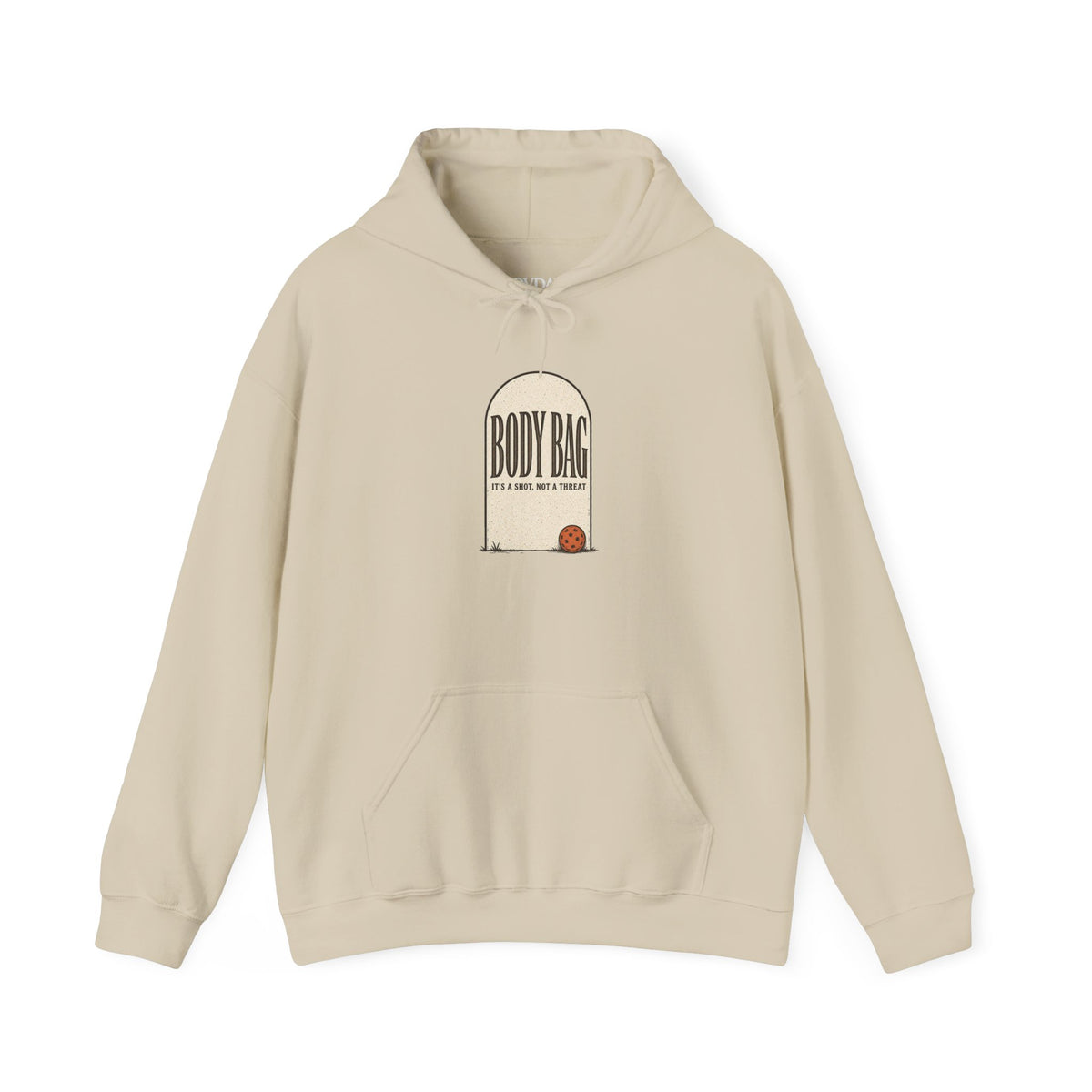 BODY BAG It's a Shot, Not a Threat Hoodie