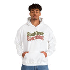 Soul Over Everything Hoodie - White - On Model Male