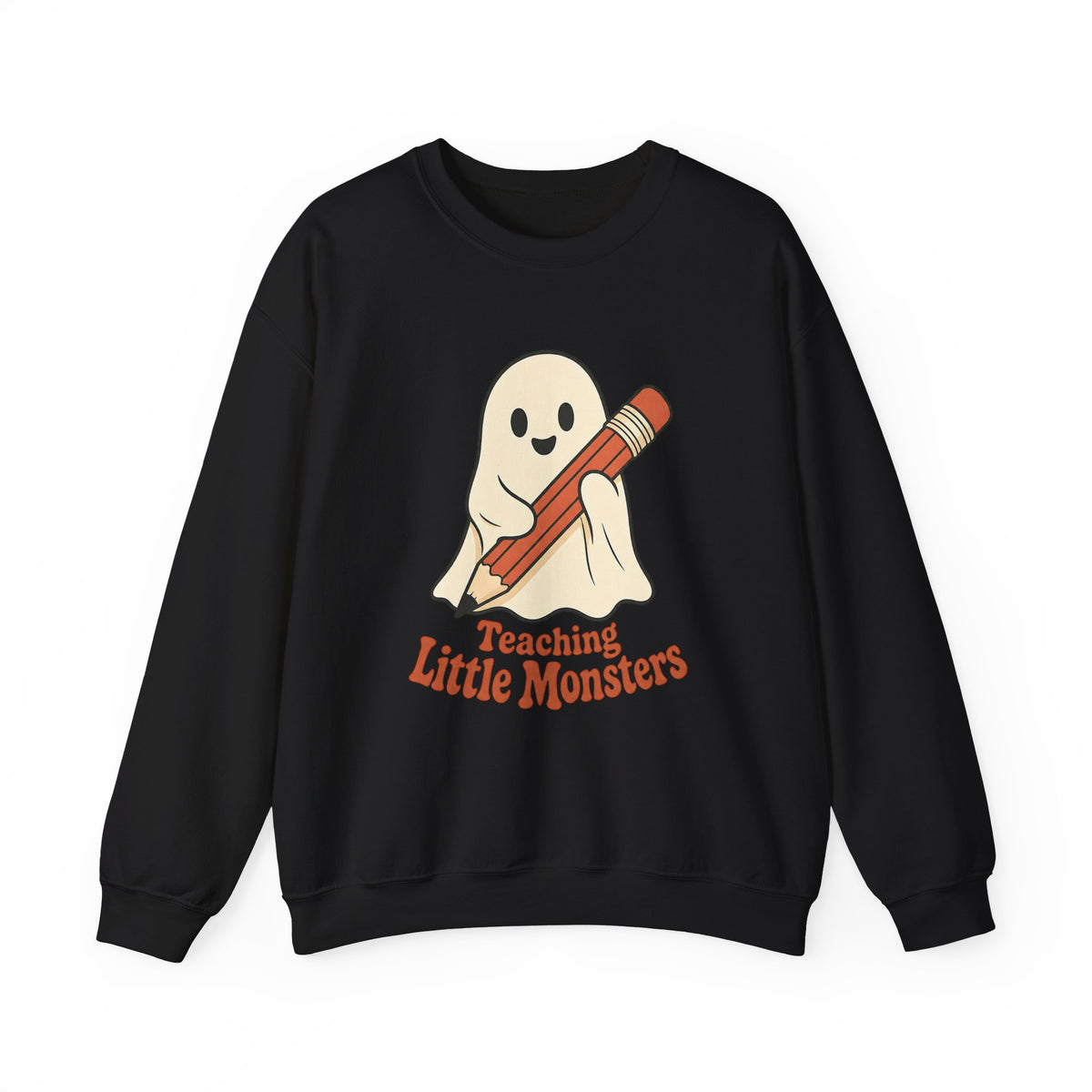 Teaching Little Monsters Sweatshirt - Black - Front