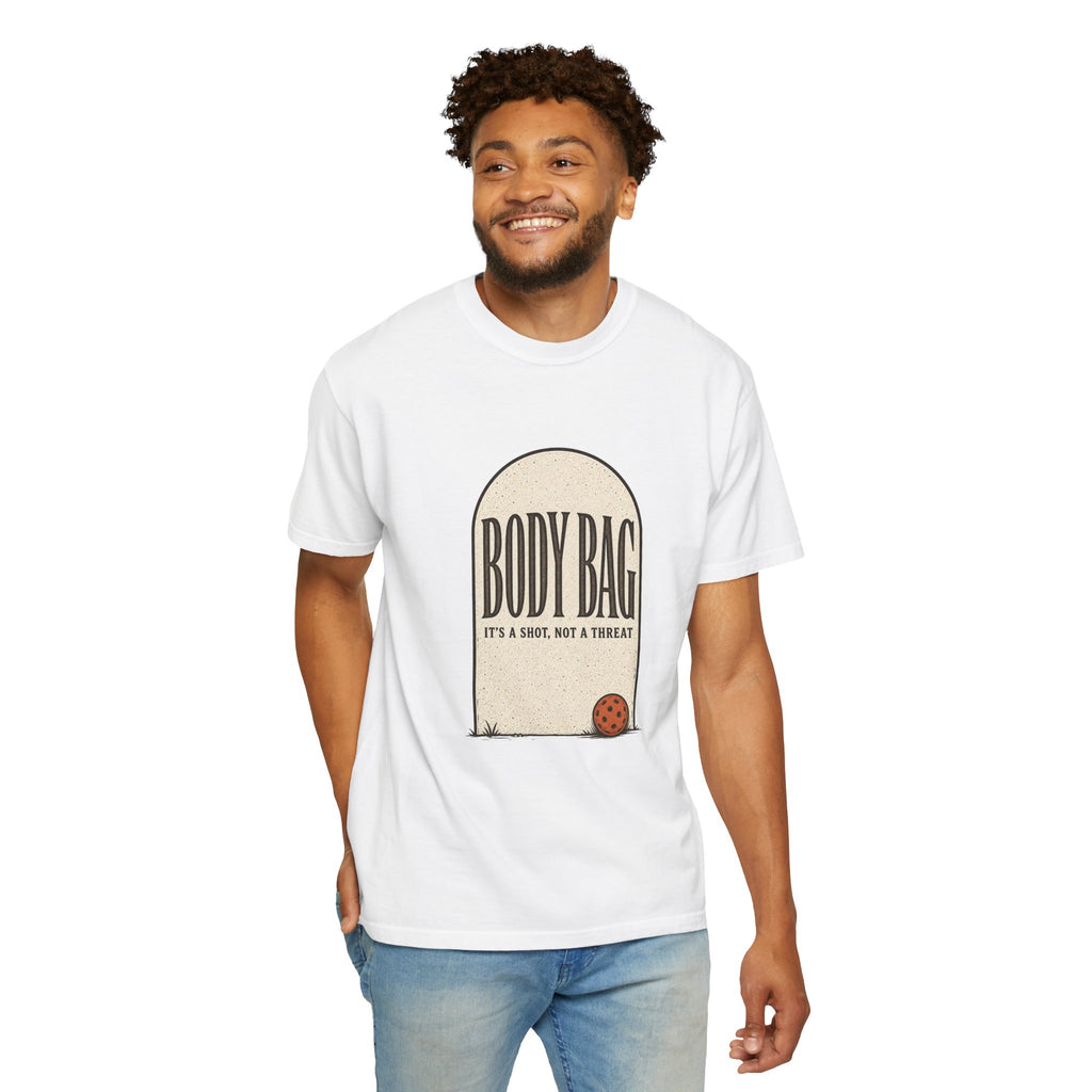 BODY BAG It's a Shot, Not a Threat T-Shirt