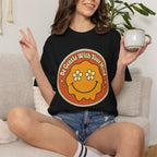 Be Gentle With Your Mind T-shirt - Black - On Model Female