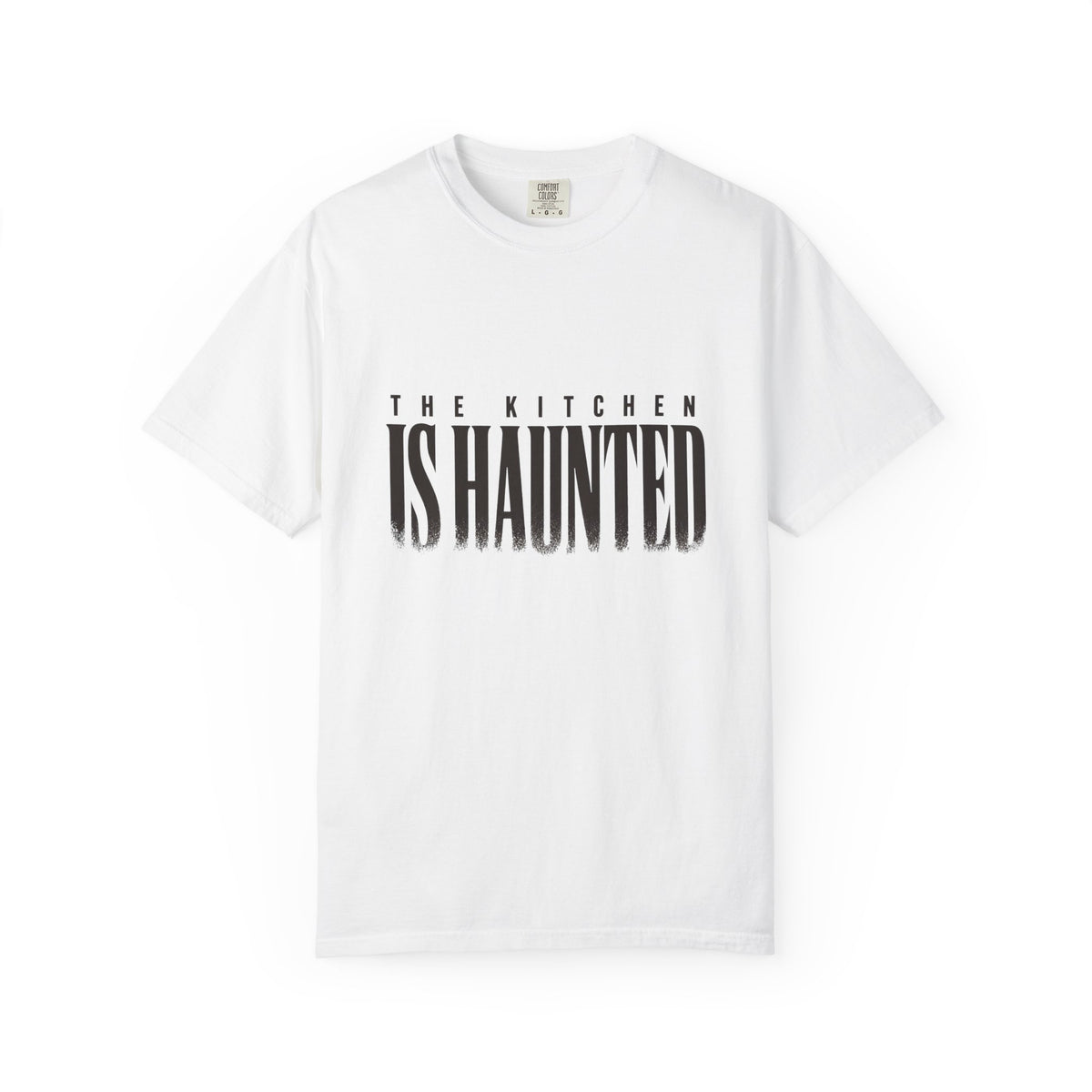 The Kitchen Is Haunted T-Shirt - White - Front