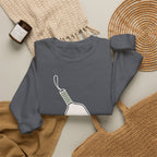 Hit Hard, Stay Loose Sweatshirt - Charcoal - Flat Lay