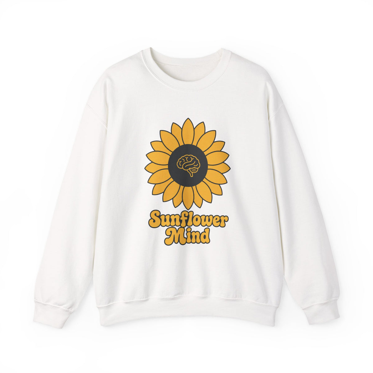 Sunflower Mind Sweatshirt - White - Front