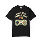 Just One More Level T-Shirt - Black - On Model Side