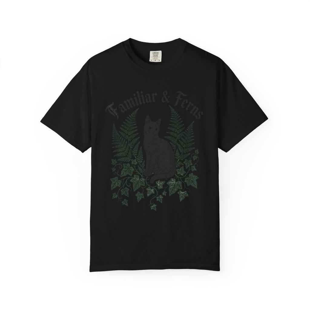 Familiar & Ferns T-shirt - Black - Front