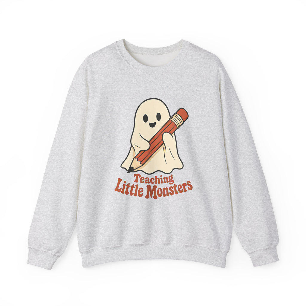Teaching Little Monsters Sweatshirt - Ash - Front