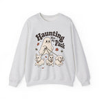 Haunting With My Pack Sweatshirt - Ash - Front