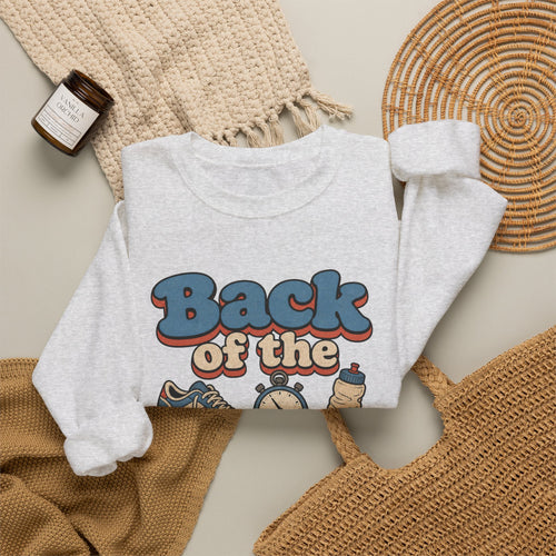 Back of the Pack Society Sweatshirt - Ash - flat lay