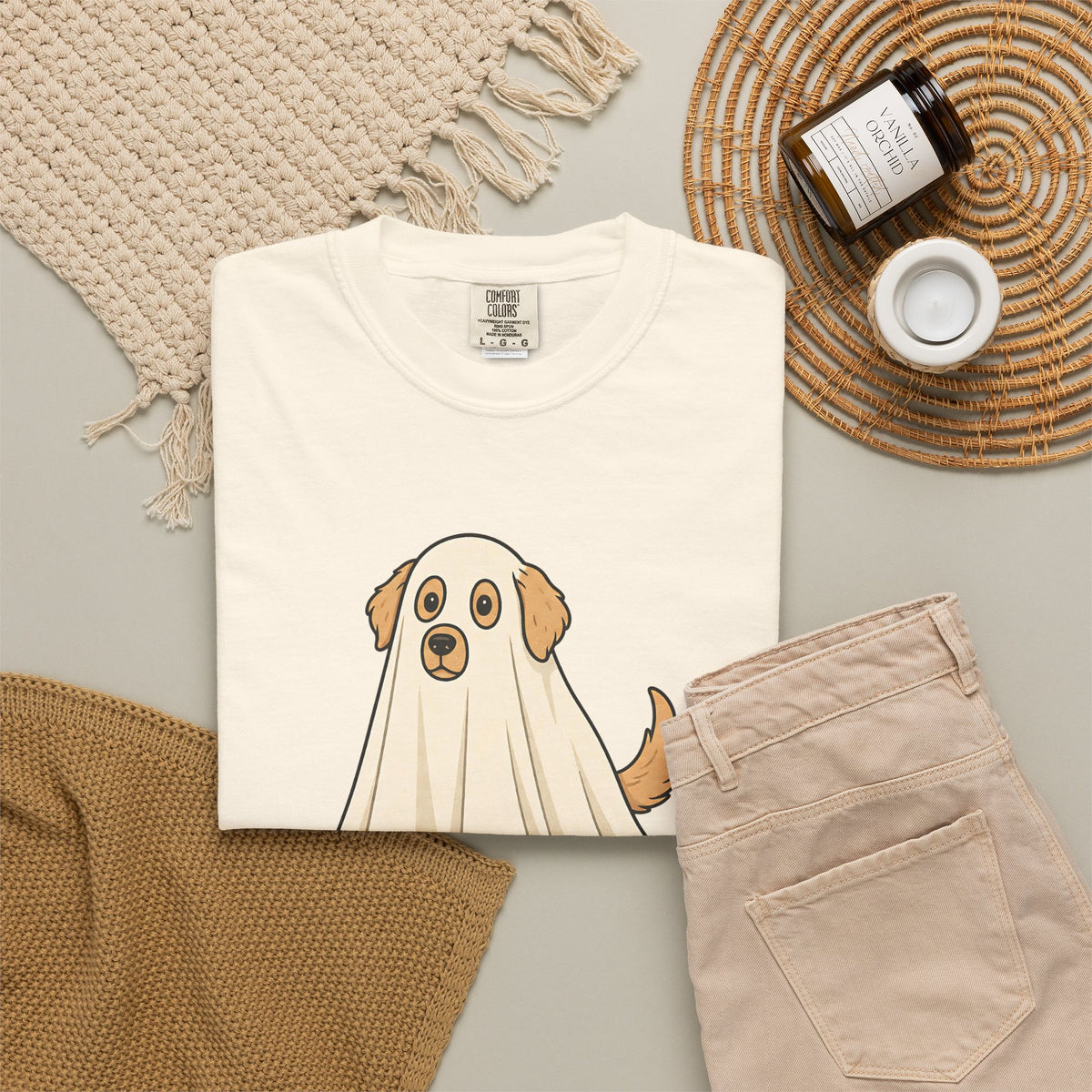 Costume Approved By Nobody T-shirt - Ivory - Flat Lay
