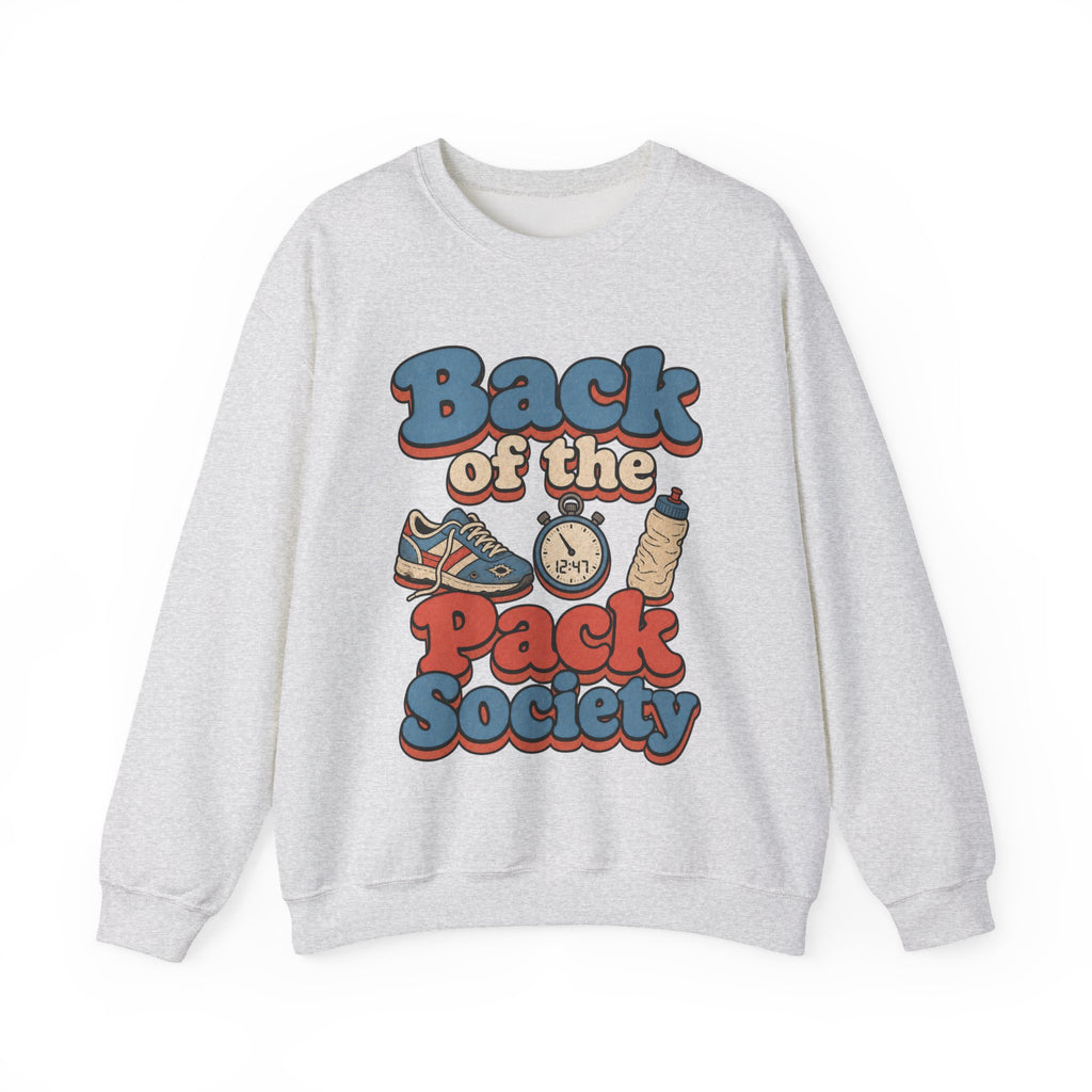 Back of the Pack Society Sweatshirt - Ash - Front