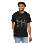 Dead But Social T-Shirt - Black - on model front