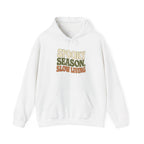 Spooky Season Slow Living Hoodie - White - Flat Lay