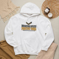Negative Splits Positive Vibes Hoodie - White - Flat Lay