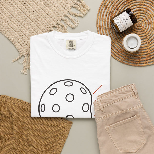 Danger's Gonna Bang T‑Shirt - White - Flat Lay