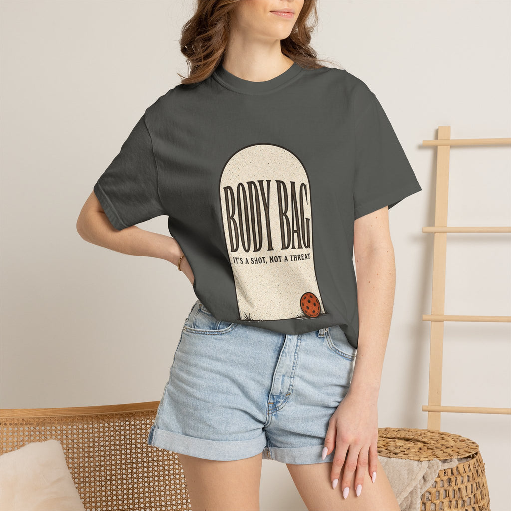 BODY BAG It's a Shot, Not a Threat T-Shirt
