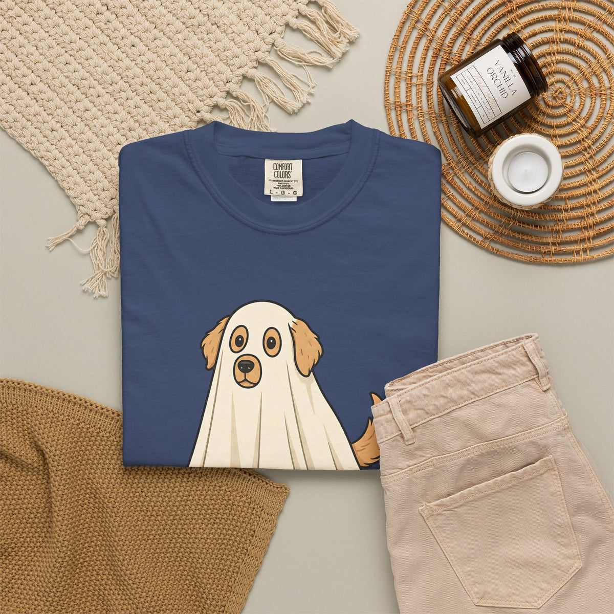 Costume Approved By Nobody T-shirt - China Blue - Flat Lay