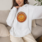 Be Gentle With Your Mind Hoodie - White - on model female