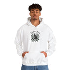 Familiar & Ferns Hoodie - White - On Model Male