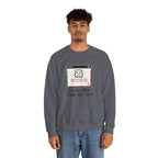 Error 404 Sleep Not Found Sweatshirt - Charcoal - On Model Male