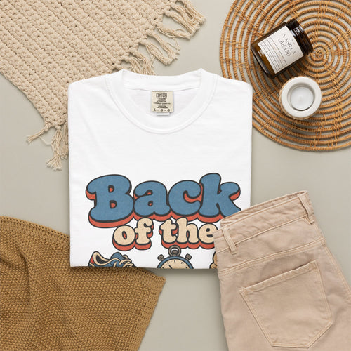 Back of the Pack Society T-shirt - White - flat lay