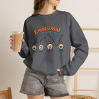 Emotional Elevation Profile Sweatshirt - Charcoal - On Model Female