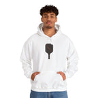 Pickleball Paddle Graphic Hoodie - White - On Model Male