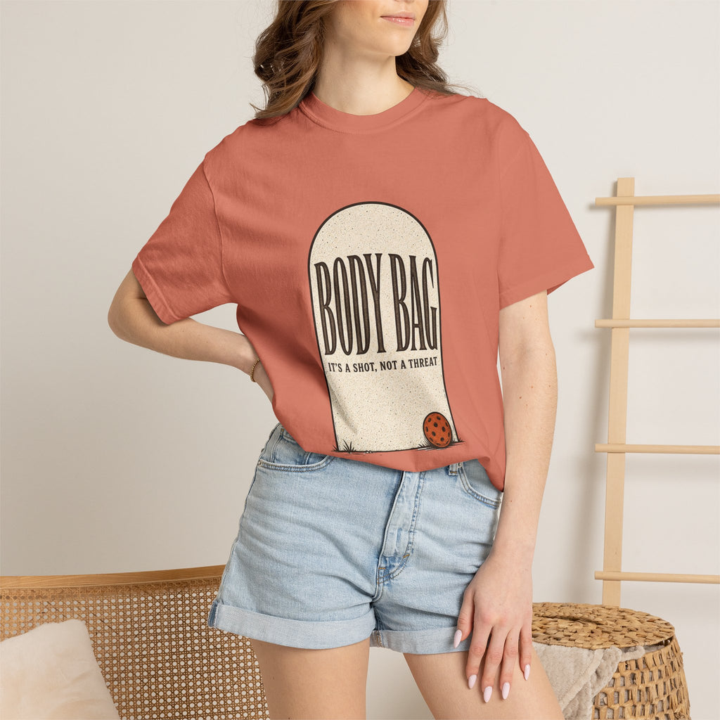 BODY BAG It's a Shot, Not a Threat T-Shirt