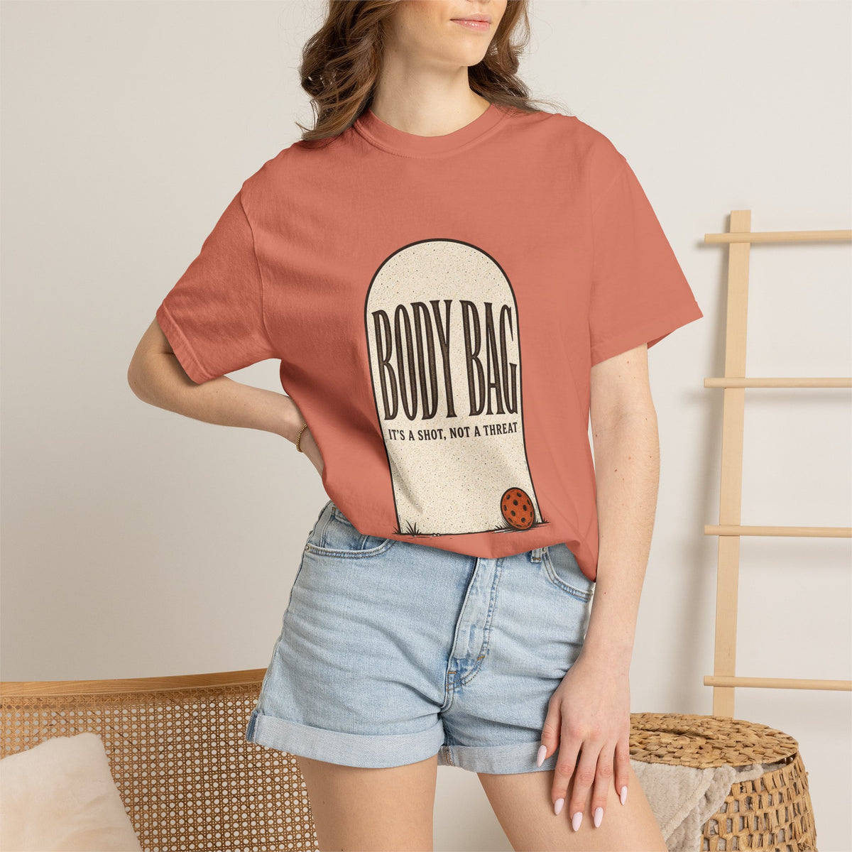BODY BAG It's a Shot, Not a Threat T-Shirt