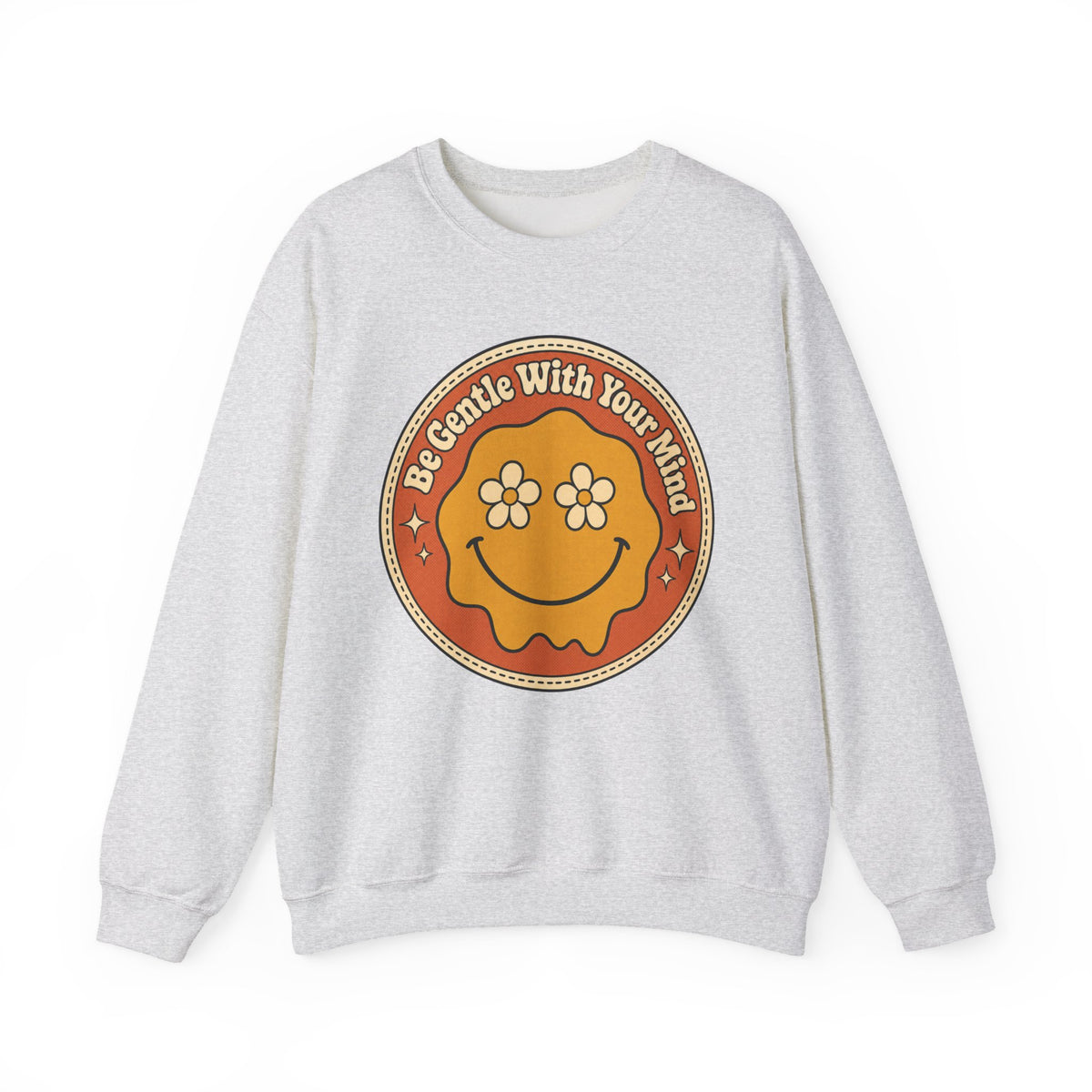 Be Gentle With Your Mind Sweatshirt - Ash - Front