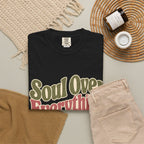 Soul Over Everything T-shirt - Black - Flat Lay