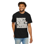 Bones Paddles Backhands T-Shirt - Black - On Model Front