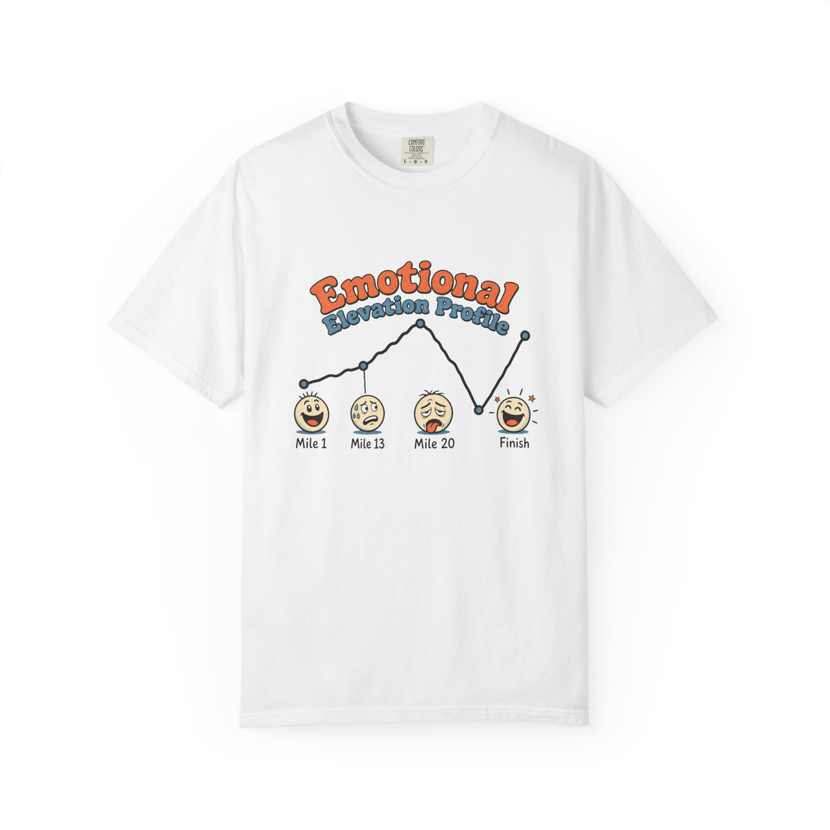 Emotional Elevation Profile T-shirt - White - Front
