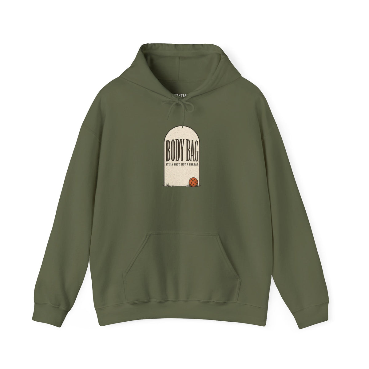 BODY BAG It's a Shot, Not a Threat Hoodie