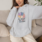 My Brain Has 47 Tabs Open Hoodie - Ash - On Model Female