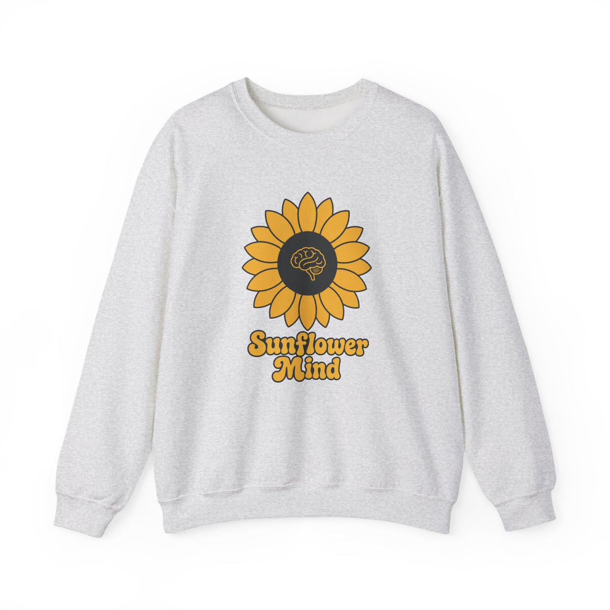 Sunflower Mind Sweatshirt - Ash - Flat Lay