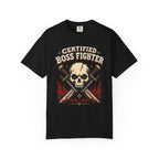Certified Boss Fighter T-shirt - Black - Front