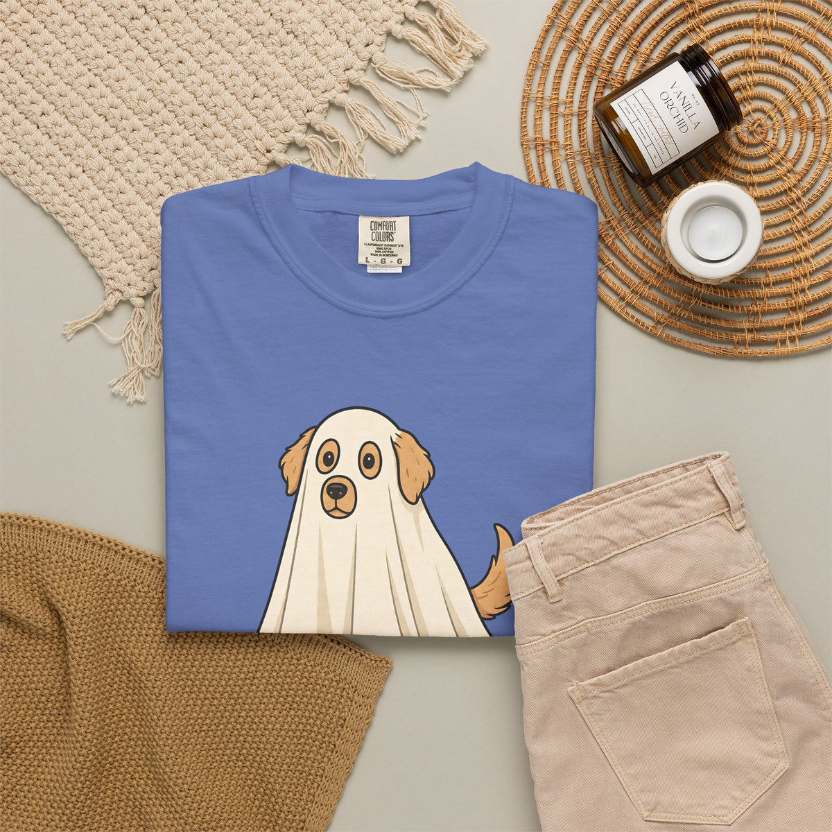 Costume Approved By Nobody T-shirt - Mystic Blue - Flat Lay