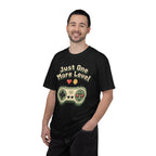 Just One More Level T-Shirt - Black - On Model Male