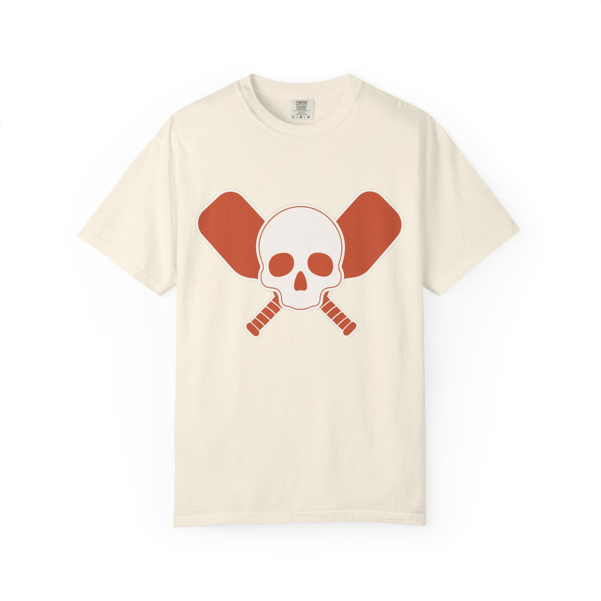 Skull & Oars T-Shirt - Ivory - On Model Side
