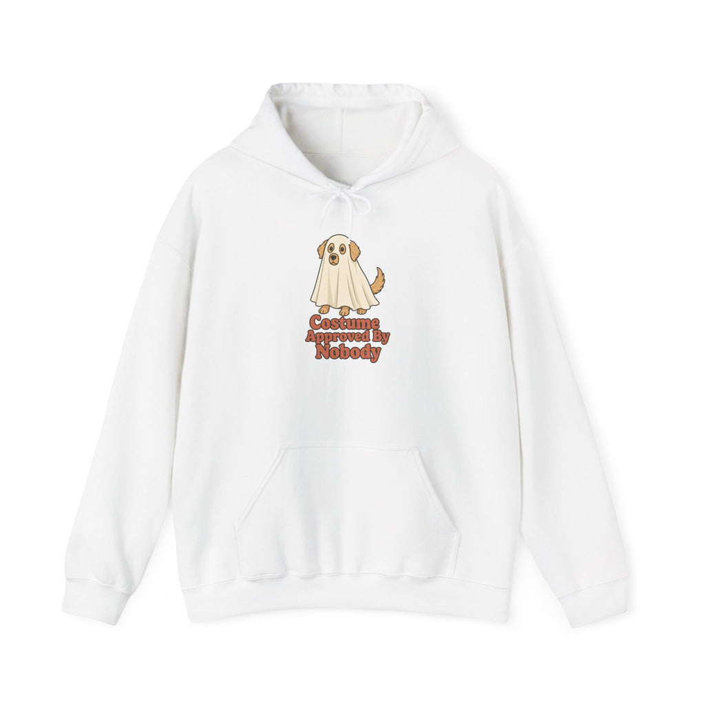 Costume Approved By Nobody Hoodie - White - Flat Lay